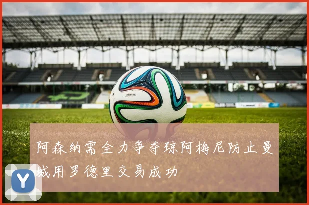 阿森纳需全力争夺琼阿梅尼防止曼城用罗德里交易成功